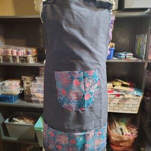 Stylish Blue and Pink Apron